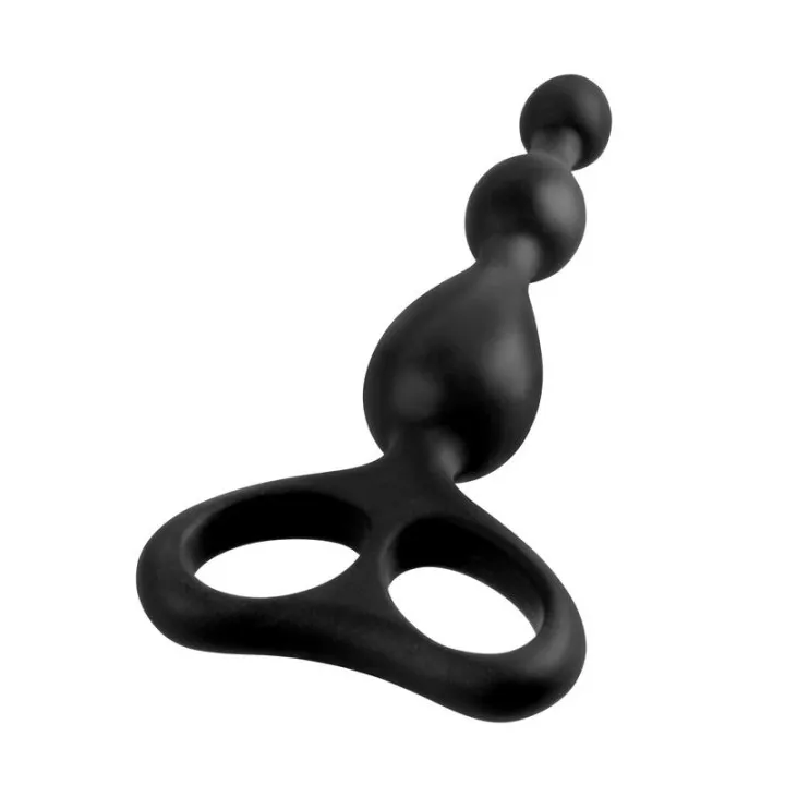 Estimulador Anal Tail Teazer Negro de Anal Fantasy Collect.