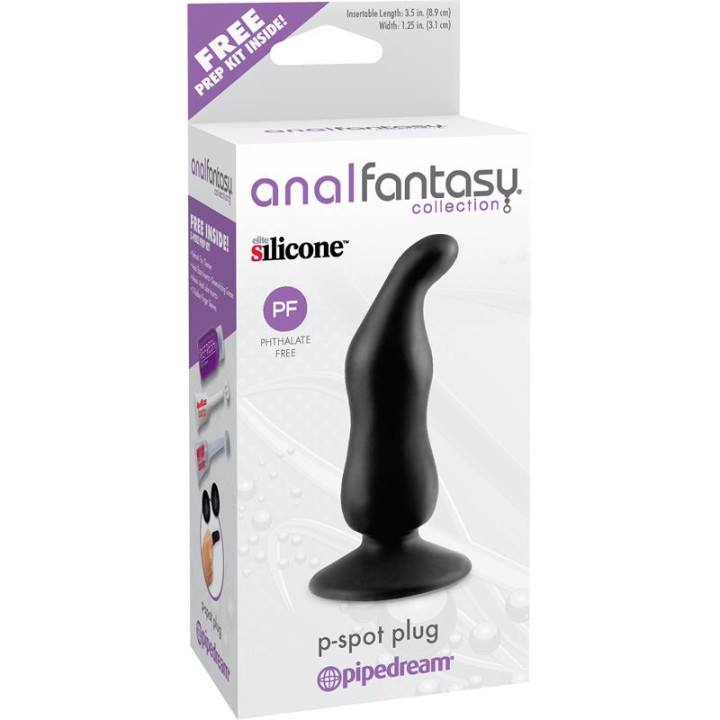 Plug Anal Punto P Negro de Anal Fantasy Collect. | VibraZon