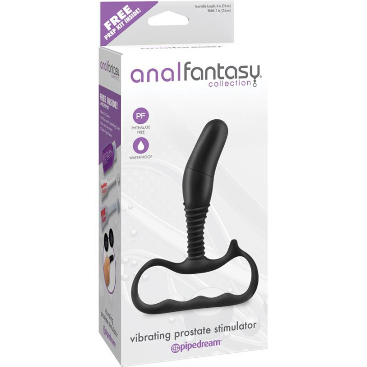 Masajeador de Próstata con Vibración Negro de Anal Fantasy Collect. | VibraZon
