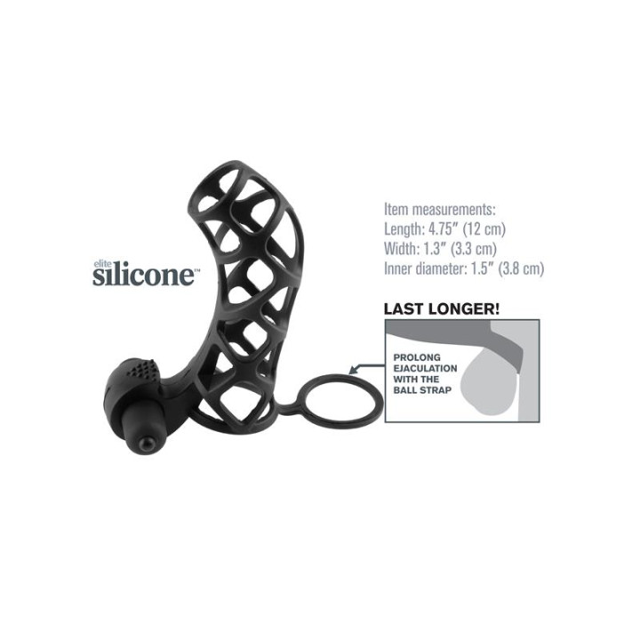 Fantasy X-tensions Correa de penes Extreme - Color Negro | VibraZon