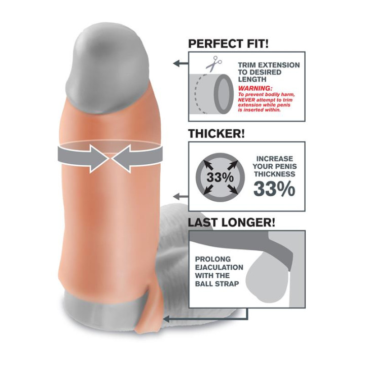 Fantasy X-tensions Real Feel Potenciador XL - Color Natural | VibraZon