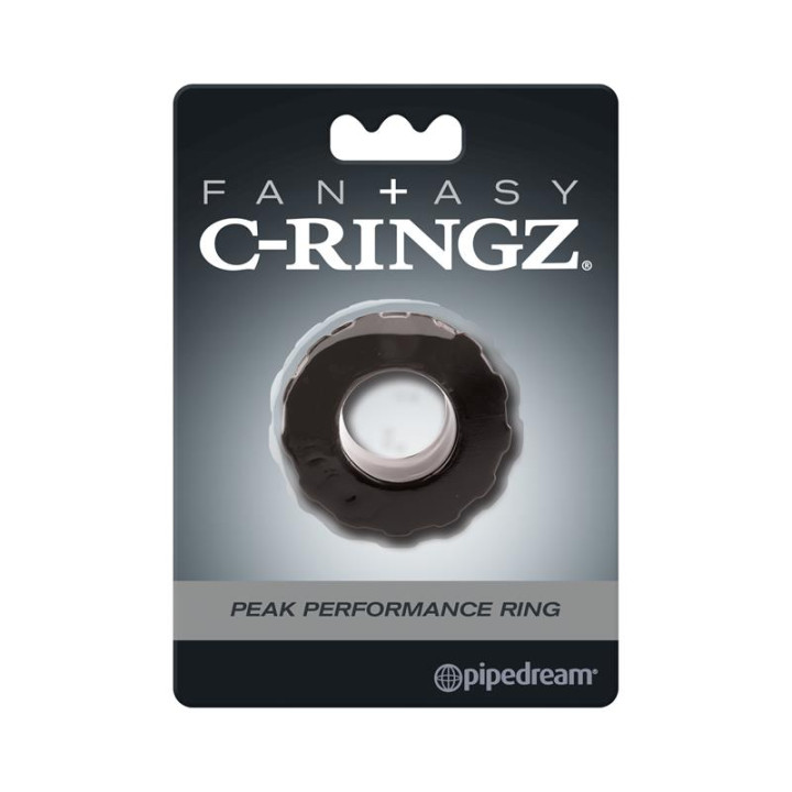 Anillo Peak Performance Negro de Fantasy C-Ringz | VibraZon