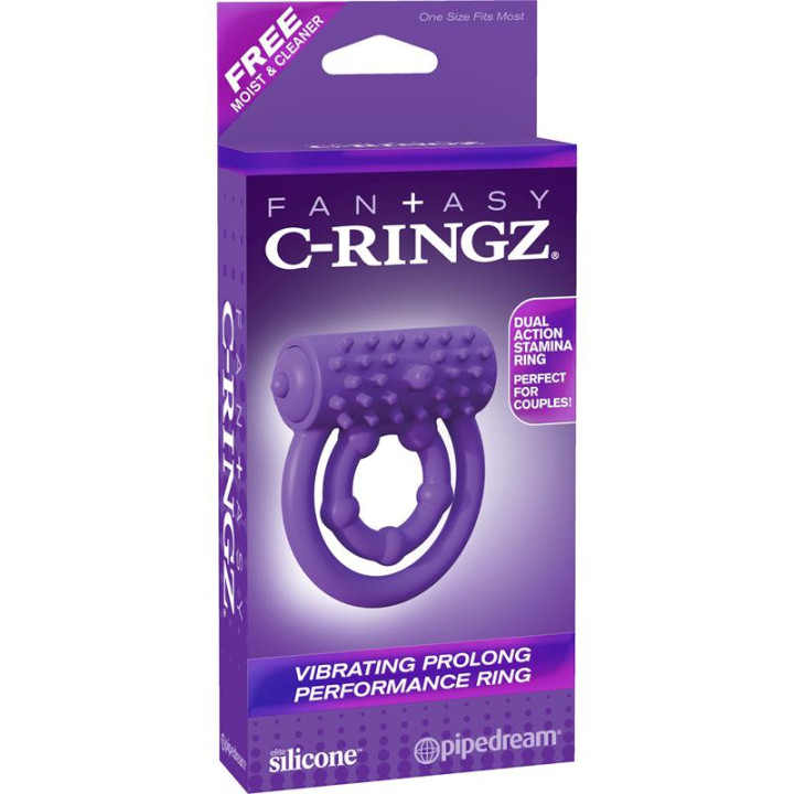 Fantasy C-Ringz Anillo Vibrador Prolongador del Rendimiento Púrpura | VibraZon