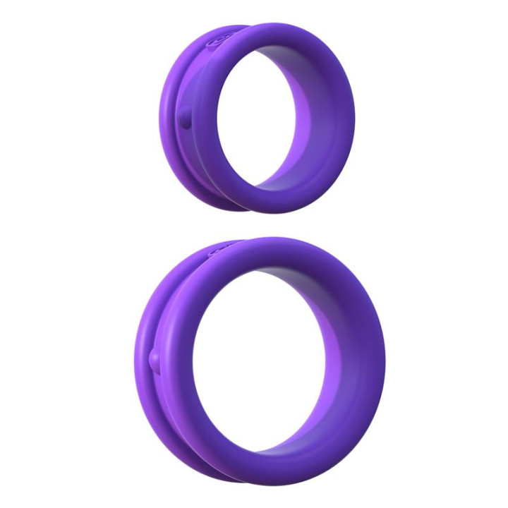 Fantasy C-Ringz Anillos Max-Width de Silicona Púrpura | VibraZon