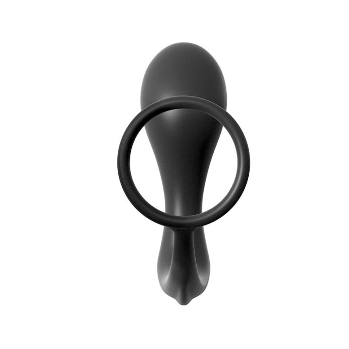 Plug Anal Ass-Gasm Advanced Plug Negro de Anal Fantasy Collect. | VibraZon