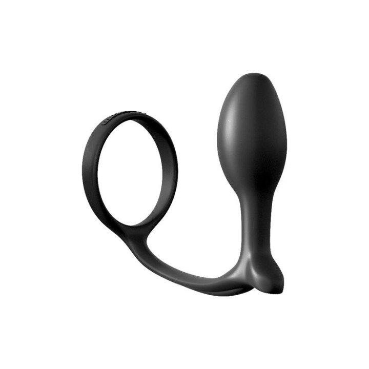 Plug Anal Ass-Gasm para Principiantes Color Negro de Anal Fantasy Collect. | VibraZon