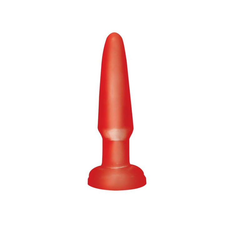 Plug Anal para Principiantes Rojo de Basix Rubber Works | VibraZon