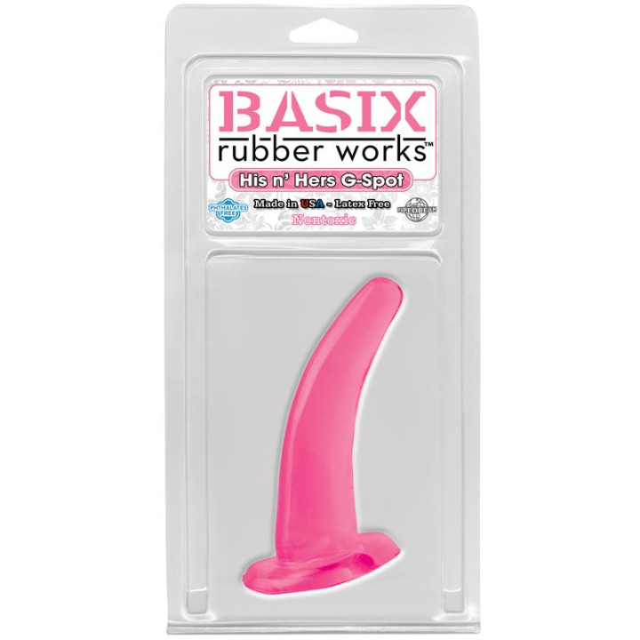 Estimulador His and Hers Punto G Rosa de Basix Rubber Works | VibraZon