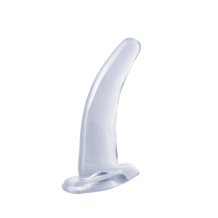 Estimulador His and Hers Punto G Transparente de Basix Rubber Works | VibraZon