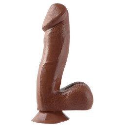 Dildo 16,51 cm Bronceado de Basix Rubber Works | VibraZon