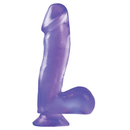 Dildo 16,51 cm Púrpura de Basix Rubber Works | VibraZon
