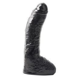 Dildo Fat Boy 18 cm Negro de Basix Rubber Works | VibraZon