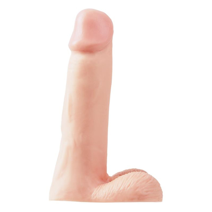Dildo 20,32 cm Natural de Basix Rubber Works | VibraZon