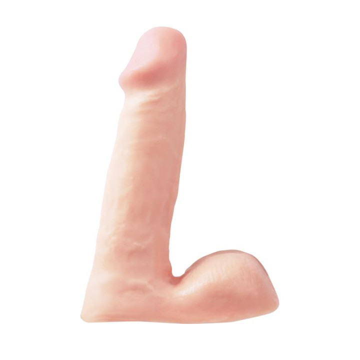 Dildo 15,24 cm Natural de Basix Rubber Works | VibraZon