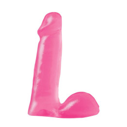 Dildo 15,24 cm Rosa de Basix Rubber Works | VibraZon