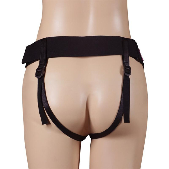 Arnés con Dildo Hueco Ajustable 8.5 de Lovetoy | VibraZon