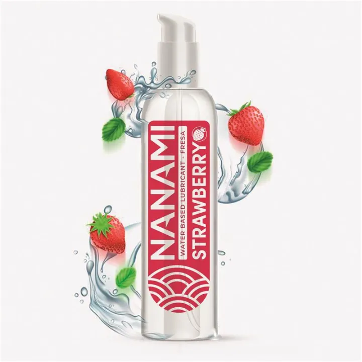 Lubricante Base de Agua Fresa 150 ml de Nanami