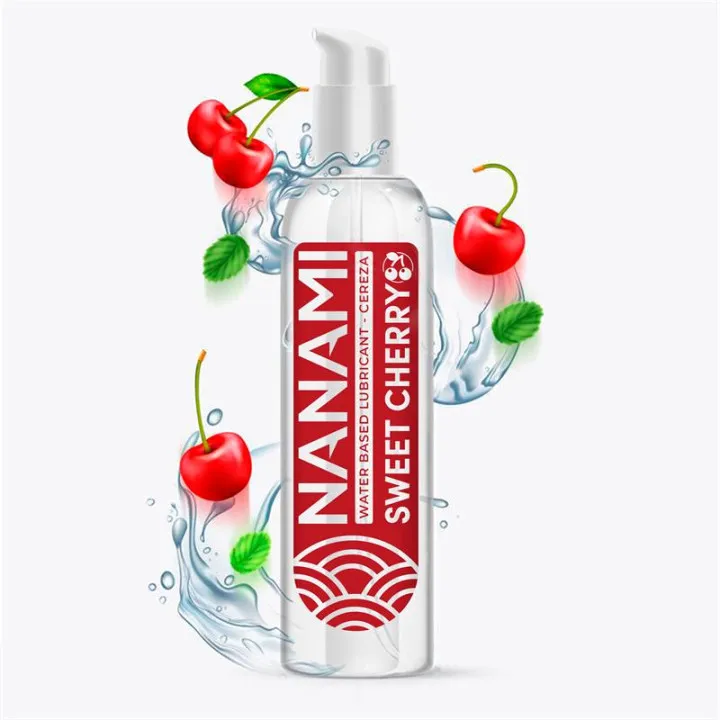 Lubricante Base de Agua Cereza Dulce 150 ml de Nanami