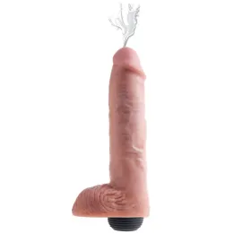 Pene Eyaculador con Testículos 11 de King Cock