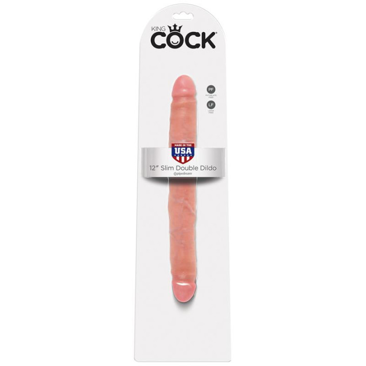 Dildo Doble Realista 12 de King Cock | VibraZon