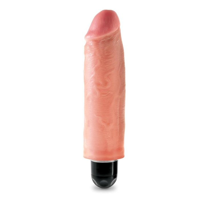 King Cock Vibrador Stiffy de 6 - Color Natural | VibraZon