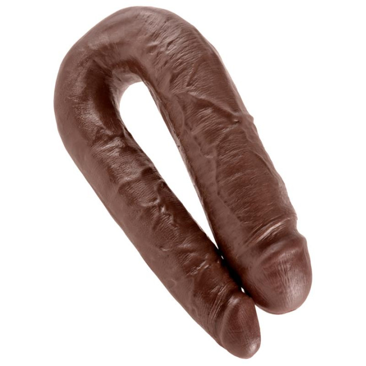 King Cock Pene Doble Penetración Grande - Color Marrón | VibraZon