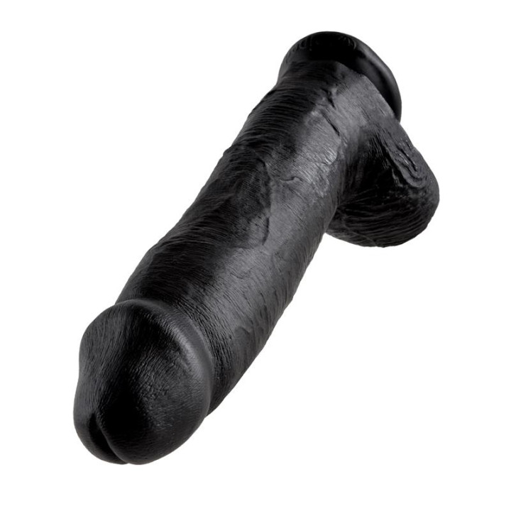 Pene Reaslista con Testículos de 12 de King Cock | VibraZon