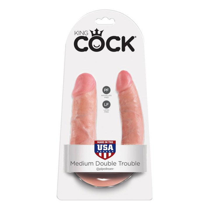 Dildo Doble 5,5 de King Cock | VibraZon