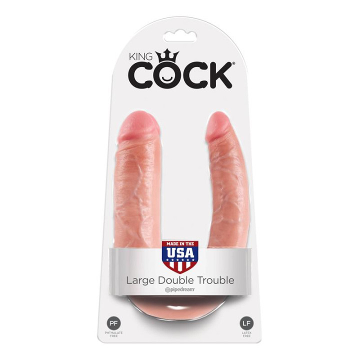 Dildo Doble 7 de King Cock | VibraZon