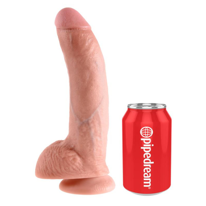 Dildo Reaslista con Testículos 9 de King Cock | VibraZon