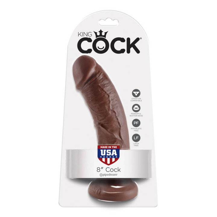 Dildo Reaslista 8 Bronceado de King Cock | VibraZon