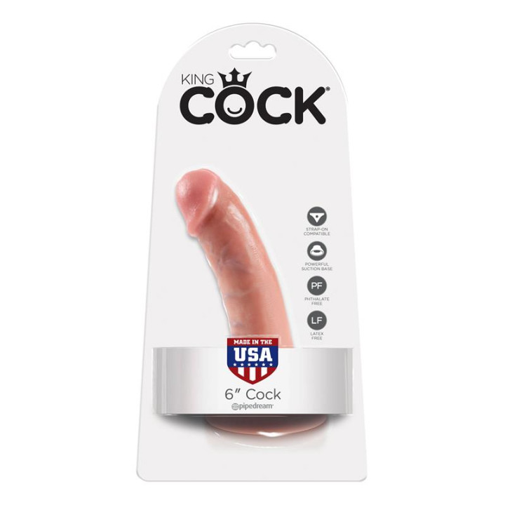 King Cock Pene de 6 - Color Natural | VibraZon
