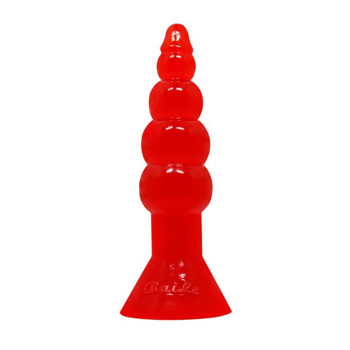 Baile Plug Anal Forma Bulbosa Color Naranja | VibraZon