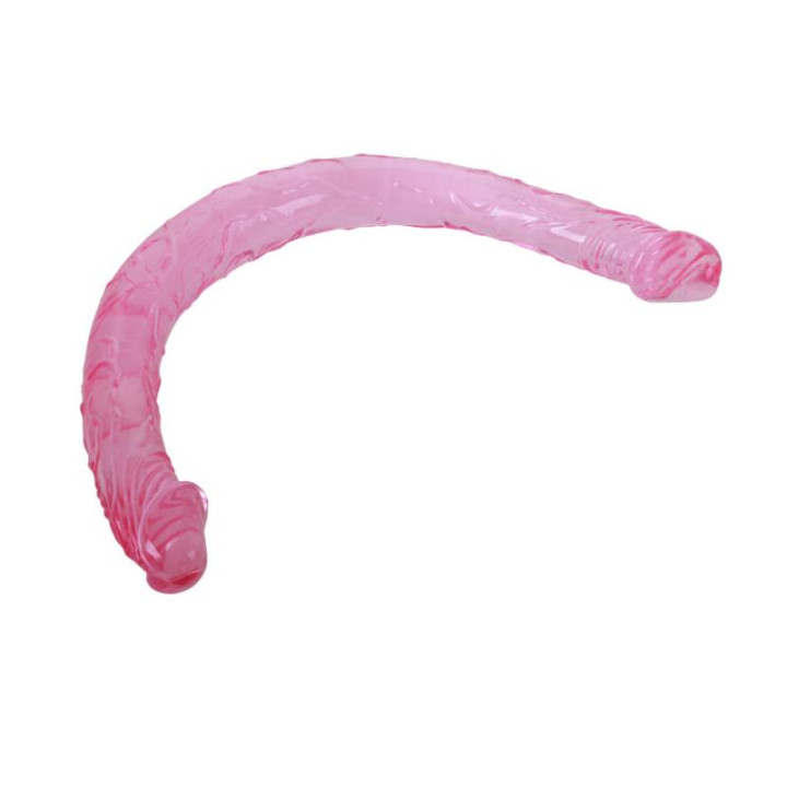 Dildo Doble Color Rosa 44 cm de Baile | VibraZon
