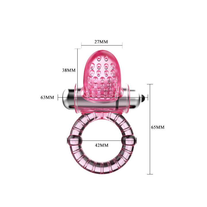 Anillo Vibrador Sweet Rosa de Baile | VibraZon