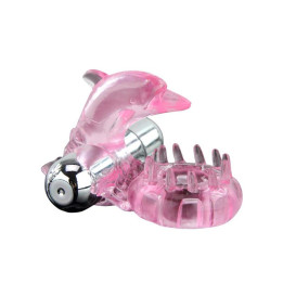 Anillo Vibrador Love Dolphig Ring Rosa de Baile | VibraZon