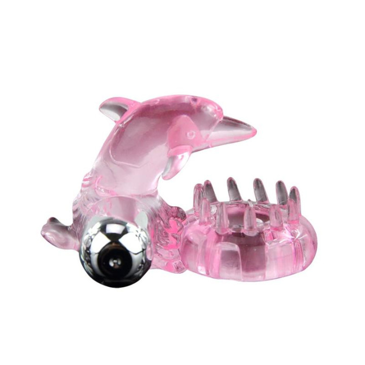 Anillo Vibrador Love Dolphig Ring Rosa de Baile | VibraZon