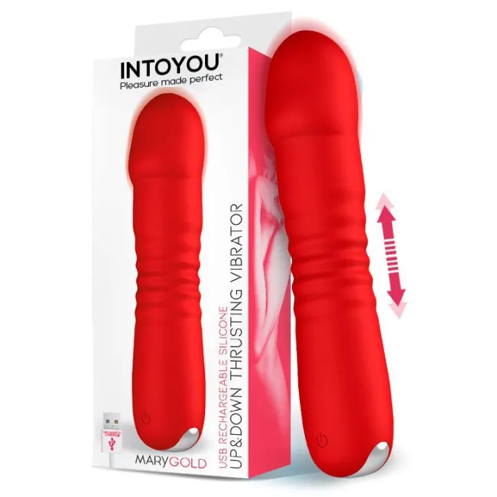 Marygold Estimulador con Movimiento Thrusting Up & Down USB Silicona de Intoyou