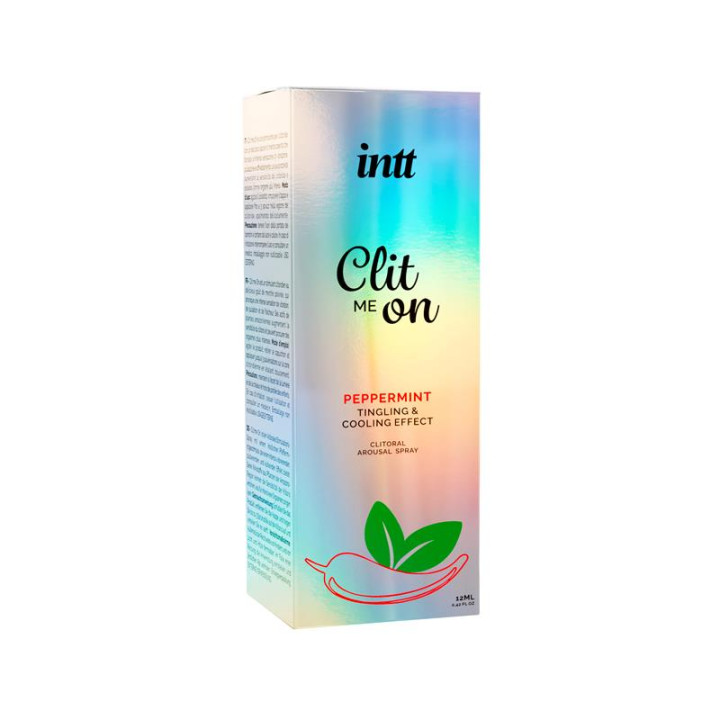 Estimulador de Clítoris en Spray Clit Me On Peppermint - Menta 12 ml de Intt | VibraZon