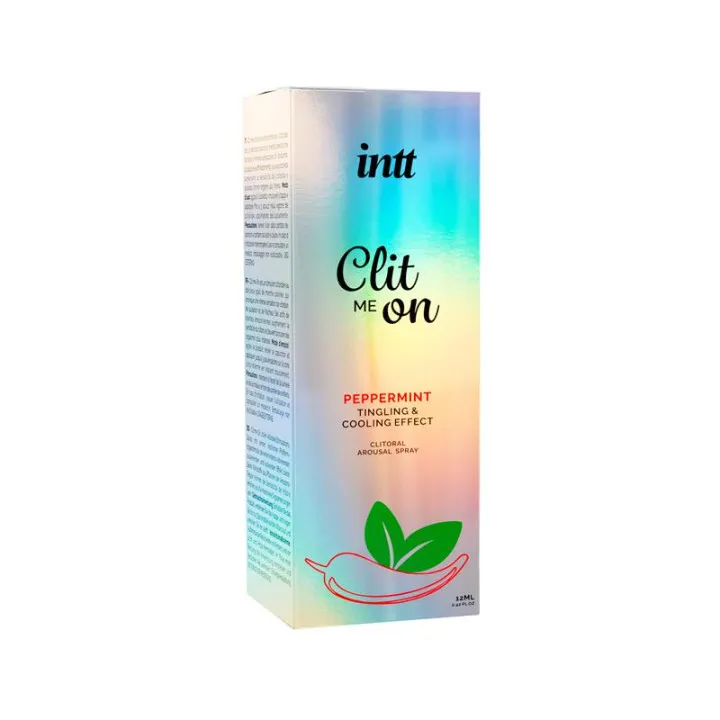 Estimulador de Clítoris en Spray Clit Me On Peppermint - Menta 12 ml de Intt