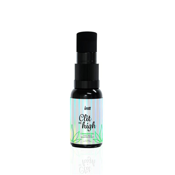 Estimulador de Clítoris Clit Me High con Aceite de Cannabis de Intt | VibraZon