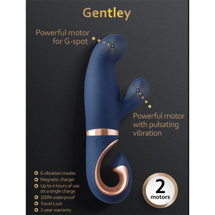 Gentley Vibrador Punto G Caribbean Blue de Gvibe | VibraZon