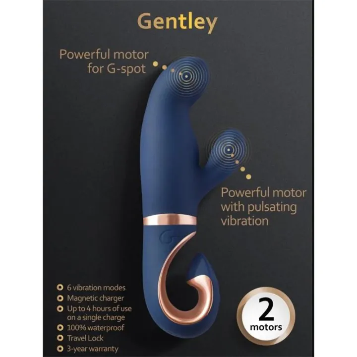 Gentley Vibrador Punto G Caribbean Blue de Gvibe