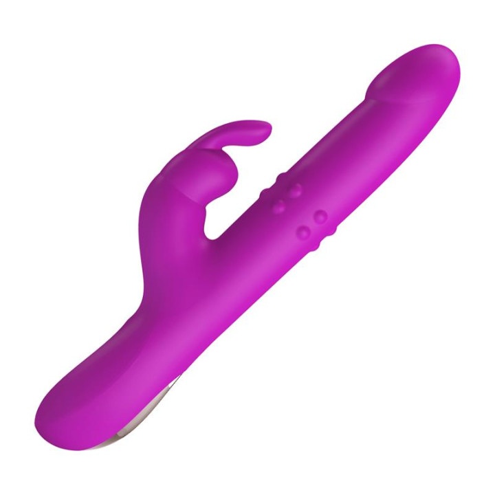 Reese Vibrador con Bolas Internas y Thrusting USB de Prettylove | VibraZon