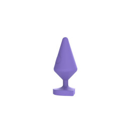 Plug Anal Luv Heart Large Purpura de Chisa | VibraZon