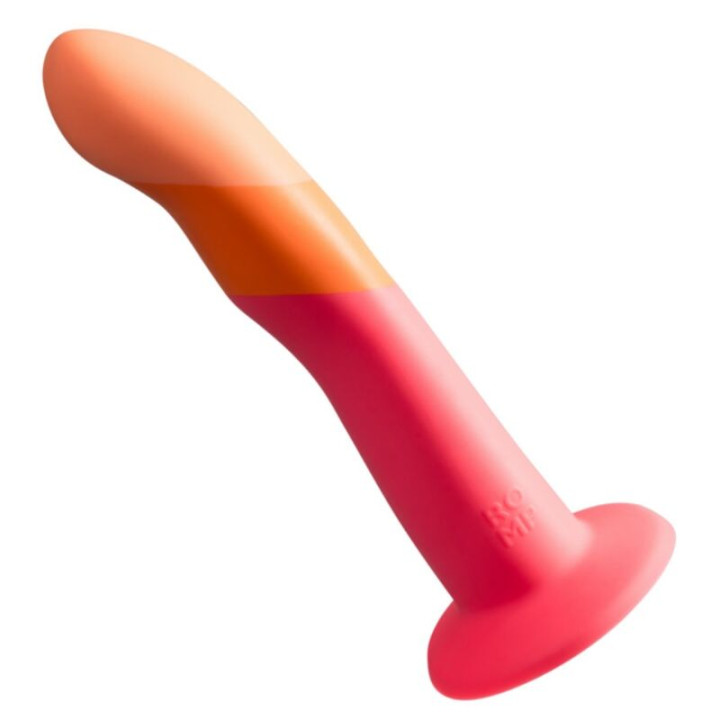 ROMP - DIZI DILDO SILICONA CON VENTOSA TRICOLOR 18 CM | VibraZon