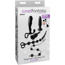 ANAL FANTASY ELITE COLLECTION - KIT FANTASÍA ANAL PARA PRINCIPIANTES NEGRO | VibraZon