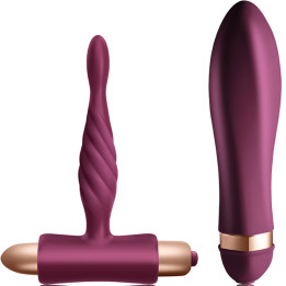 CLIMAXIMUM - DARE KIT VIBRADOR TRENZADO + PLUG ANAL PRINCIPIANTES | VibraZon