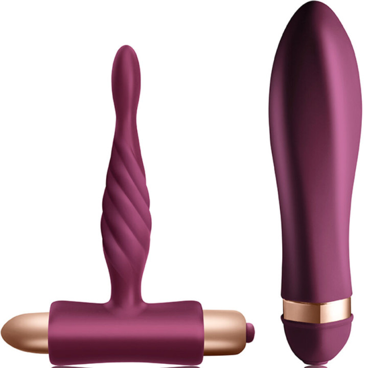 CLIMAXIMUM - DARE KIT VIBRADOR TRENZADO + PLUG ANAL PRINCIPIANTES | VibraZon