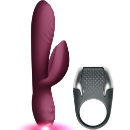 CLIMAXIMUM - LAMOUR KIT VIBRADOR RABBIT + ANILLO PENE LED | VibraZon